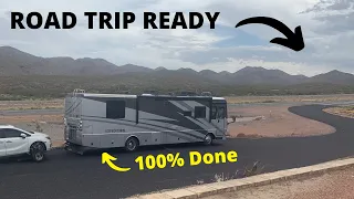 Rebuilding our Fire Damage RV 100% Done Road Trip Ready