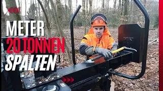 Neuer Meter Holzspalter | Jansen HS20-110 | erste Eindrücke