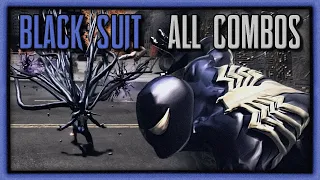 Spider-Man: Web of Shadows - All Black Suit combos