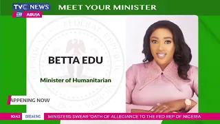 APC Women Leader, Dr Betta Edu Sworn In As Minister Of Humanitarian Affairs And Poverty Alleviation