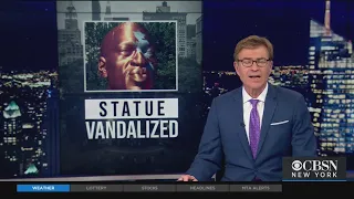 George Floyd Statue Vandalized Again