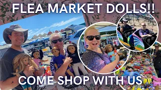 SHOPPING FOR DOLLS AT THE FLEA MARKET | AMERICAN GIRL DOLL FINDS! | COME SHOP WITH US