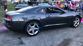 Camaro burnout fail !! loud exhaust !!