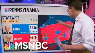 Why Haven't We Called Pennsylvania? Kornacki Breaks Down The Uncertainty | MSNBC