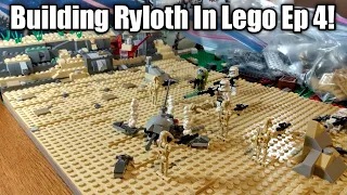 Building Ryloth in LEGO Week 4! Mountains and explosions!