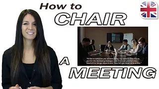 Chair a Meeting in English - Useful English Phrases for Meetings - Business English