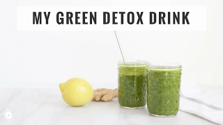 My Daily Green Drink | Easy, Detox, Juice, Smoothie | Healthy Grocery Girl