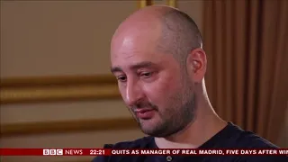 Babchenko talks to the BBC