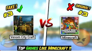 Top 5 Games like minecraft 😂 that actually blow your mind #3 || Copy Games of Minecraft