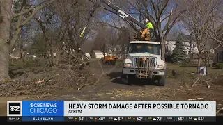 Cleanup underway after severe storm in Geneva