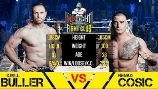 Kirill Buller (Germany) Vs. Nenad Cosic (Croatia) - MFC K1 Full Fight | December 2021