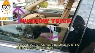 Mercedes Key FOB Trick to Roll All Windows UP + Down + Sunroof