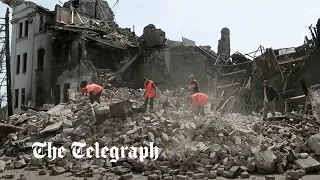 'We've lost everything': Mariupol residents attempt to clear debris from the war-torn city