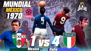 Así nos ELIMINARON en nuestro PROPIO MUNDIAL 😭 México vs Italia 1970