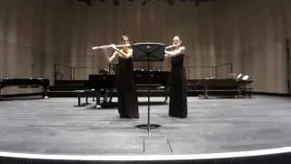 Charles Koechlin: Sonata for 2 flutes, Opus 75. Flutes: Florencia Abraham & Carina Samitz