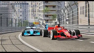 Ferrari F1 2018 vs IndyCar 1999 - Monaco