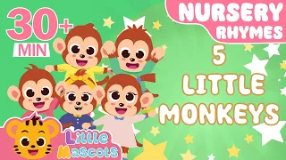 Five Little Monkeys + Five Little Ducks + more Little Mascots Nursery Rhymes & Kids Songs