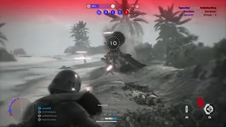 battlefront 2 death trooper gameplay on Scarif