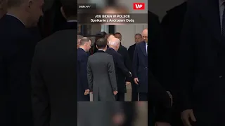 Andrzej Duda przywitał Joe Bidena w Warszawie #shorts