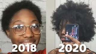 MY NATURAL HAIR JOURNEY!! ( PICS AND VIDS INCLUDED ) | 2020 |