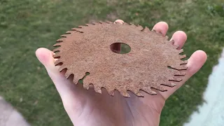 Amazing idea from an old saw blade!!! Don't buy do it yourself.
