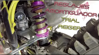 Settings rear shock sag Reiger Trial