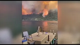 'Driving through hell': B.C. family recounts wildfire evacuation, watching cabins burn