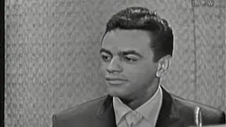 What's My Line? - Johnny Mathis; Martin Gabel [panel]; Richard Boone [panel] (Feb 22, 1959)