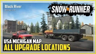 SnowRunner All Upgrade Locations Michigan USA