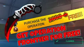 How to Get Operation Frontier FOR FREE in Critical Ops