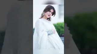 Beautiful Pakistani actress in white dress #ayezakhan #sajalaly #shorts