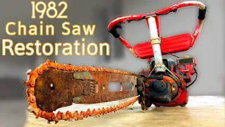 Restoration 1982 Rusty Gasoline ChainSaw | Restoring USSR Petrol Chain Saw