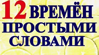 ВРЕМЕНА АНГЛИЙСКОГО Языка - 12 ВРЕМЕН За 18 Минут - Времена Английского Глагола для Начинающих