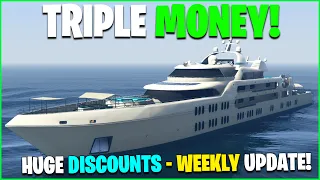 DOUBLE & TRIPLE MONEY, DISCOUNTS & LIMITED TIME CARS IN DEALERSHIPS - GTA ONLINE WEEKLY UPDATE!