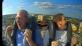 Kevin and Sean's wild ride on the 390+ foot slingshot in Orlando, Florida