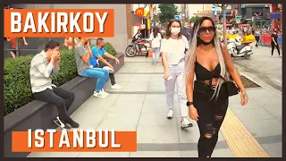 Istanbul Turkey Walking Tour | Walking Around Bakırköy Istanbul | 4K UHD 60FPS | ISTANBUL CITY 2021