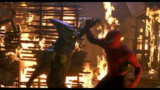 Spider-Man vs Green Goblin Burning Building Fight Scene | Spider-Man (2002)