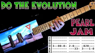 Pearl Jam Do The Evolution Guitar Lesson / Guitar Tabs / Guitar Tutorial / Chords / Cover + Solo