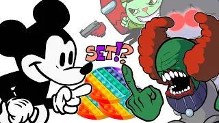 FNF Characters VS Mickey Mouse | POP-IT Battle | FRIDAY NIGHT FUNKIN ANIMATION | SPECIAL EDITION