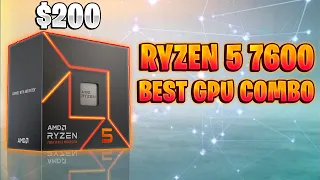 DON'T Buy Ryzen 5 7600 Before This 🛑 | Best GPU for Ryzen 5 7600 | 13600k vs Ryzen 5 7600