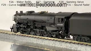 Nscale Bachmann Bash of USRA Heavy Mountain to ATSF #4200, Master Class Conversion