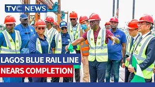 Lagos Blue Rail Line Nears Completion, as Engineers Launch Final Track Beam