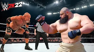 Goldberg vs. Iranian Hulk (WWE 2K24)