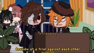 Soukoku at a trial against each other || Soukoku | BSD GACHA SKIT