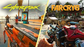 Far Cry 6 Vs Cyberpunk 2077 | Which Is The Better First Person Open World Game
