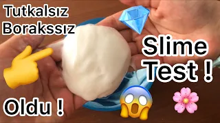 EV MALZEMELERİ İLE TUTKALSIZ SLIME TEST Şampuan ve Tuz Kullanarak Tutkalsız Slime | OyunTanrıçası TV