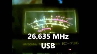 Strange noises on 26 MHz