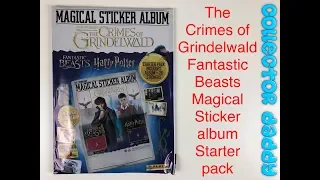The Crimes of Grindelwald Fantastic Beasts Magical Sticker Album Starter Pack
