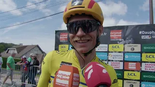 Magnus Cort - Interview at the start - Stage 3 - Critérium du Dauphiné 2024