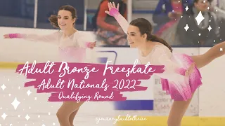 Adult Bronze Freeskate | Adult Nationals 2022 Qualifying Round (3rd place)